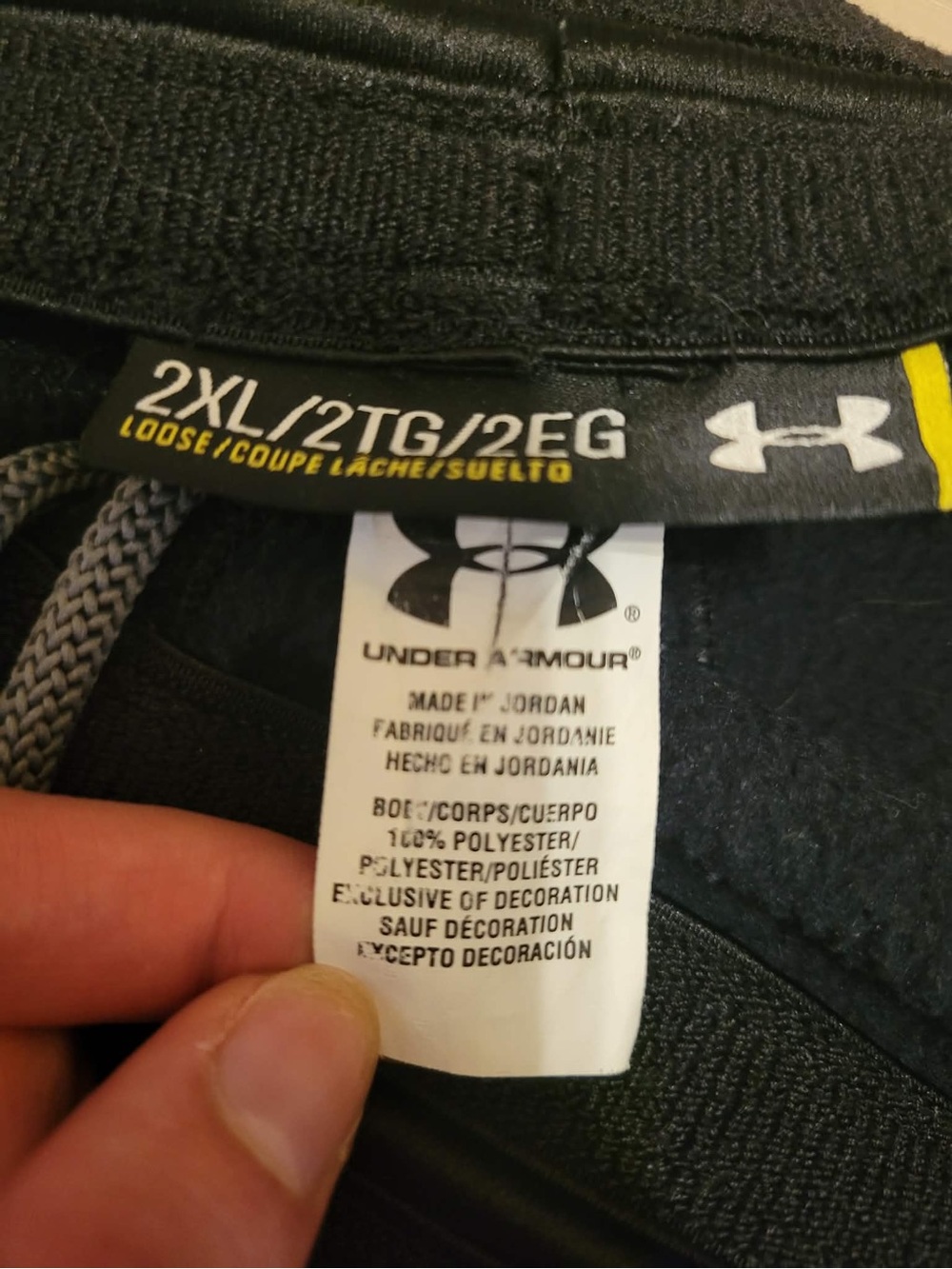 Under Armour Black Men's Jogger Sweatpants - Picture 5 of 6